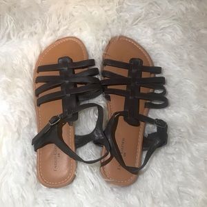 Faded Glory brown sandals size 10